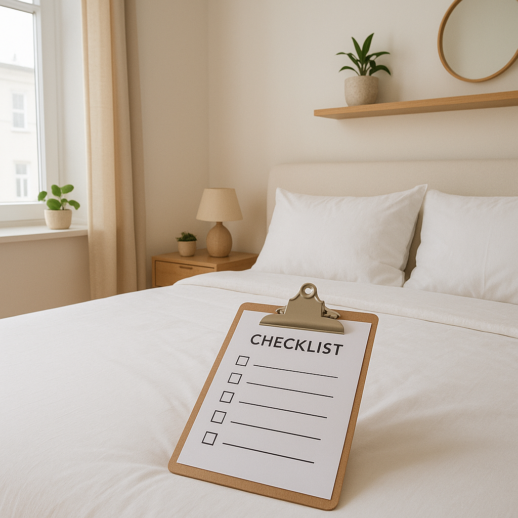 Airbnb changeover checklist for holiday let owners